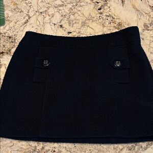 Banana Republic Textured Black Mini Skirt